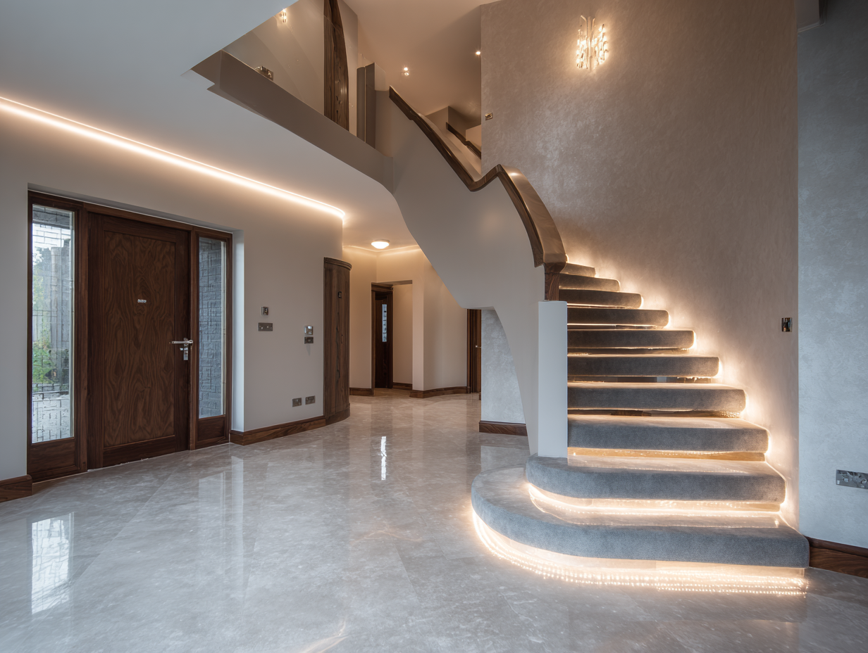 Modern residential renovation project